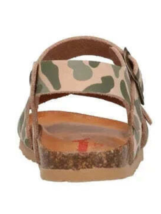 Bionatura Leather Kids' Sandals Boys Beige Bionatura 22b1002 Nabuk Mim Beige