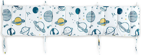 Rythmos Baby Duvet Cover Set With Pillowcase Saturn White 110x160cm