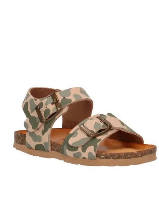 Bionatura Leather Kids' Sandals Boys Beige Bionatura 22b1002 Nabuk Mim Beige