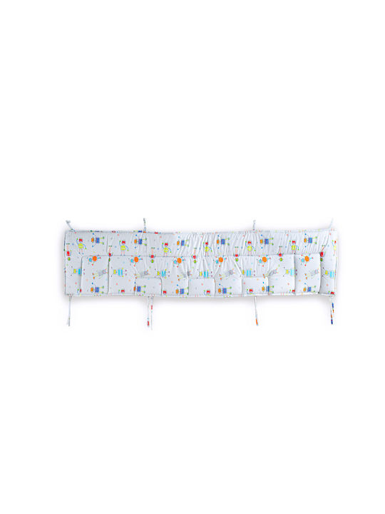 Rythmos Baby Duvet Cover Set With Pillowcase Robot Chat Multicolour 110x160cm