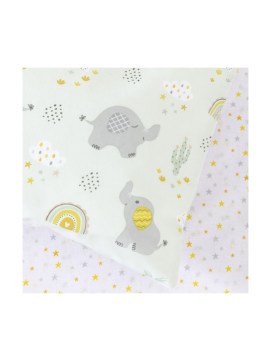 Kocoon Baby Duvet Cover Set With Pillowcase Green 110x145cm