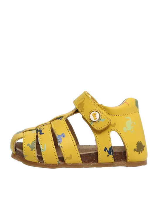 Falcotto 001150073691-0g04 Alby Yellow Sandal