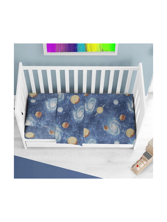 Dimcol Baby Duvet Cover Bebe Blue 120x160cm