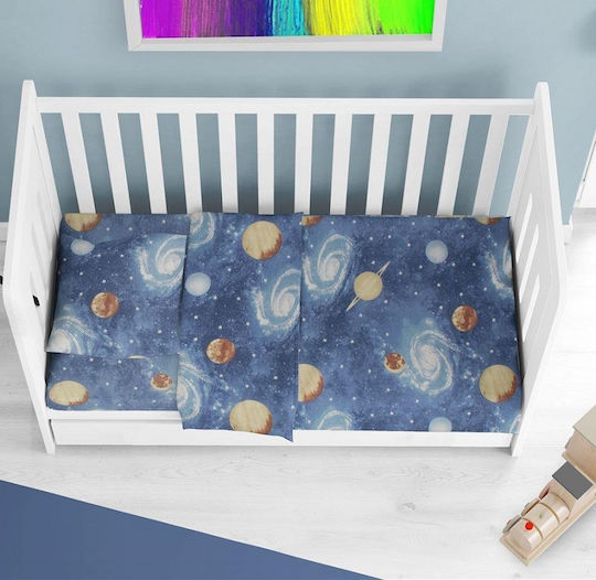 Dimcol Baby Duvet Cover Bebe Blue 120x160cm