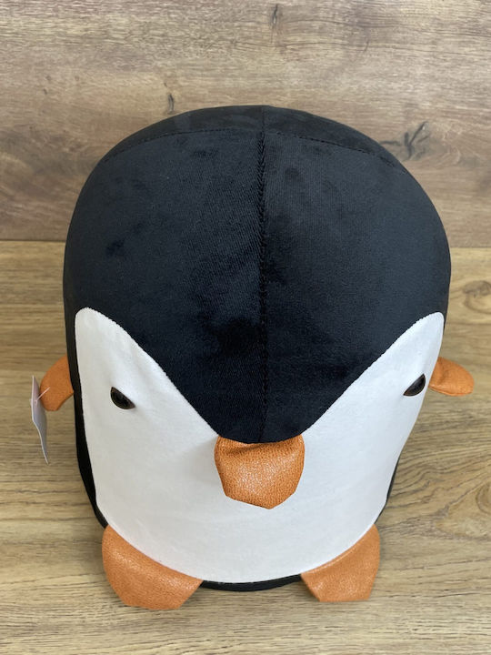 Παιδικό Σκαμπό Penguin Μαύρο 28x34εκ.