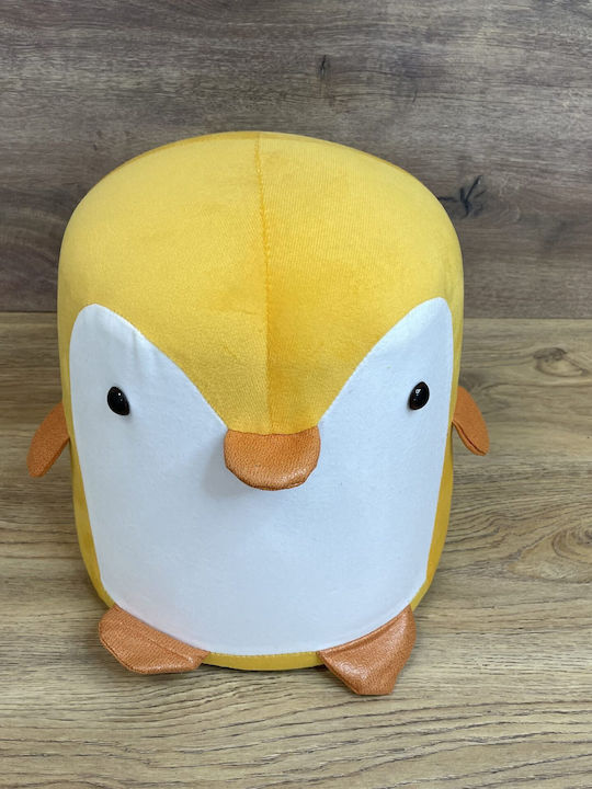 Stool Penguin Yellow 28x34cm