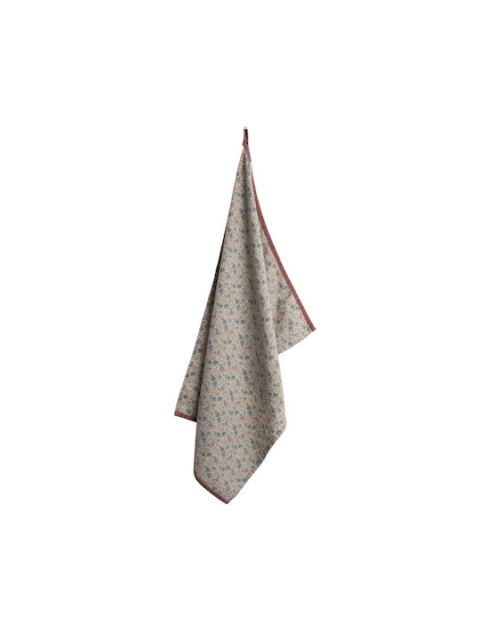 Laura Ashley Daniela Oxblood Πετσέτα Κουζίνας σε Κόκκινο Χρώμα