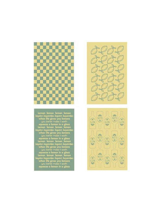 Palamaiki Jack100 Towel from 100% Cotton in Green Color 40x60cm 4pcs