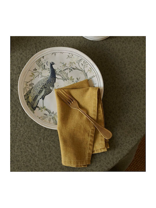 Laura Ashley Clematis Πετσέτα Κουζίνας από 100% Βαμβάκι σε Κίτρινο Χρώμα 45x45cm