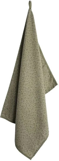 Laura Ashley Wild Clematis Towel from 100% Cotton in Green Color 70x50cm Laura Ashley Wild Clematis Towel from 100% Cotton in Green Color 70x50cm