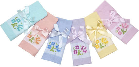 Viopros Laura Kitchen Towel made of 100% Cotton in Yellow Colour 45x75cm