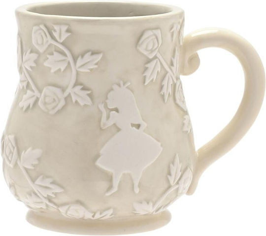 Disney Alice In Wonderland White Rabbit Κούπα Κεραμική Λευκή 325ml