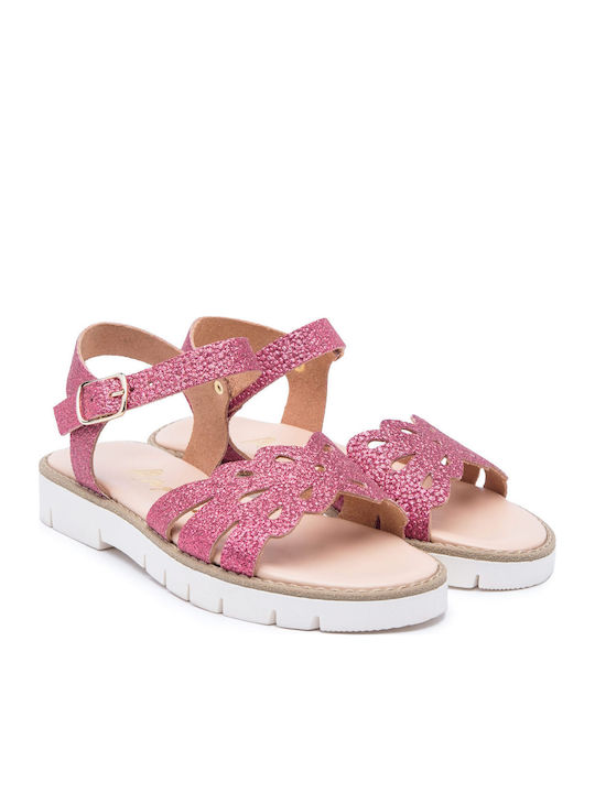 Amica Leather Sandals Fashion Girl Fuchsia Fuchsia