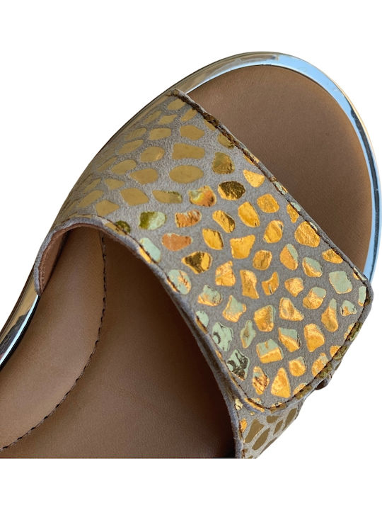 Yo Παιδικό Δερμάτινο Πέδιλο Yo Handmade Leather Shoes 690 Ταμπά