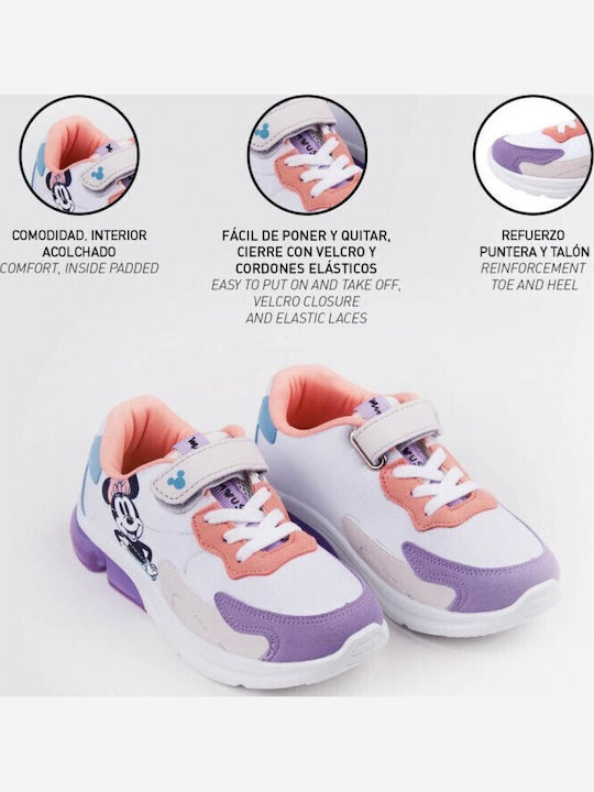 Cerda Kids Sneakers with Scratch & Lights Purple