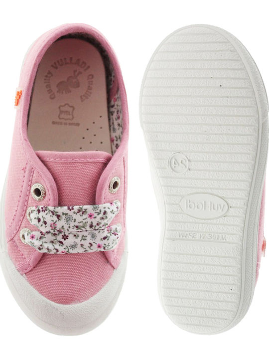 Vul-ladi Kinder Sneaker Rosa mit Lichtern