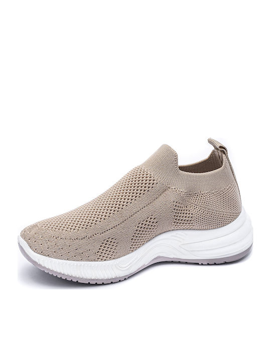 Marikelly Kids Sneakers Slip-on Beige