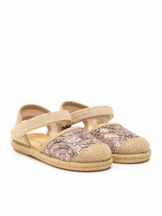 Alegria Παιδικές Espadrilles mit Bügel- und Schleifenverschluss Beige