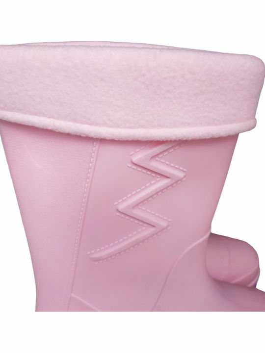 Kids Wellies Girl Pink with Internal Lining Yj-515
