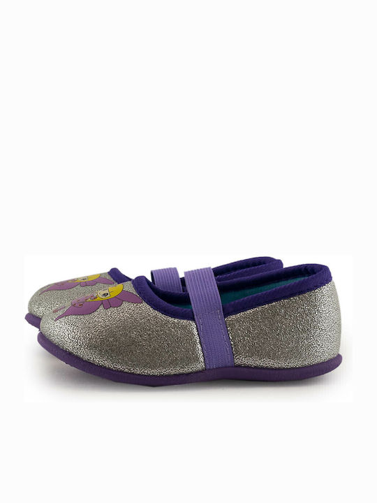 B552903 Love4shoes Παιδικά Κορίτσι Παντόφλες Ασημι