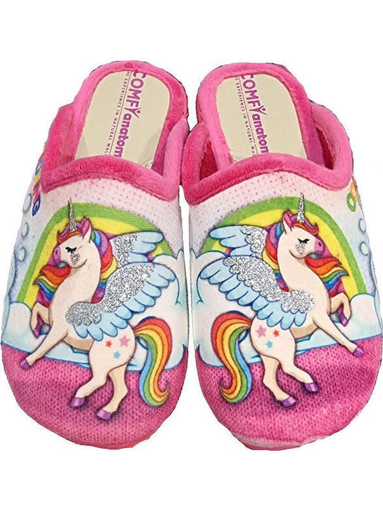 Comfy Ανατομικα Παντοφλακια Ροζ Foot 320