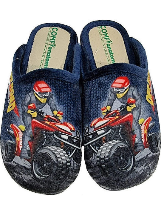 Comfy Papuci Pentru Copii Anatomic Foot 327 Albastru