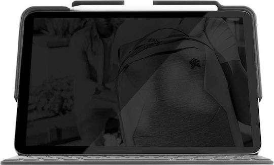 STM Dux Shell Flip Cover Ανθεκτική με Πληκτρολόγιο Μαύρη (Apple iPad Pro 12.9 (2018/20/21/22))