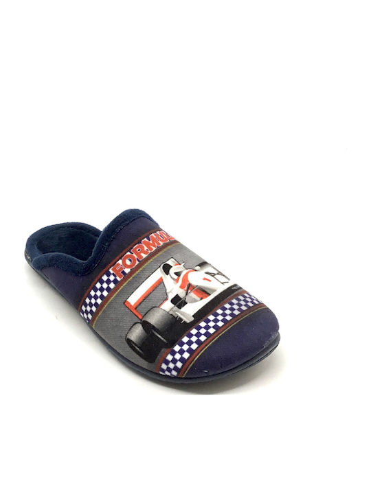 Παιδικές Παντόφλες Χειμερινές Αγόρι Comfy 16358 Μπλε