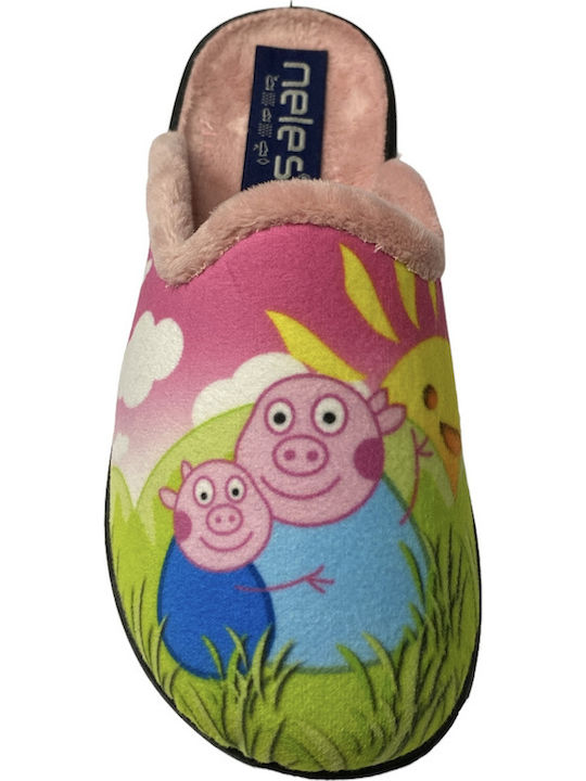 Παιδικές Παντόφλες Zak Shoes Παιδικές Παντόφλες Peppa Pig Nl1424 Ρόζ