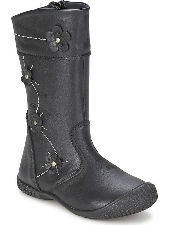 Citrouille et Compagnie Kinderstiefel mit Reißverschluss Schwarze