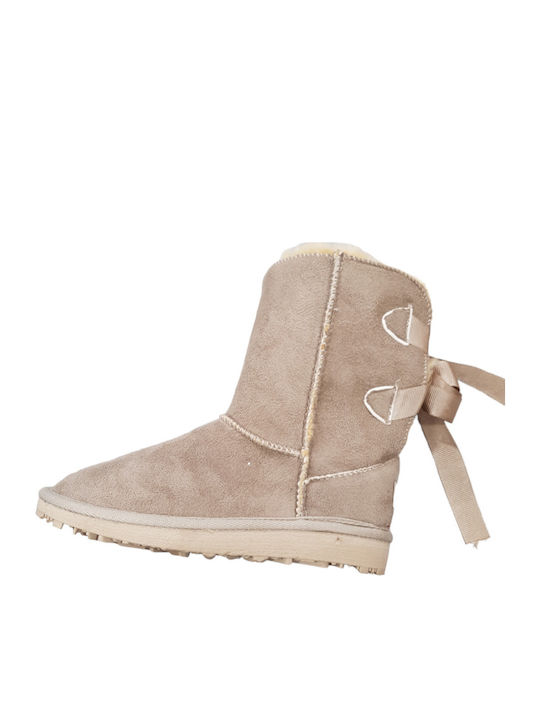 Girls' Ankle Boots Icon 265-30 Beige FioGgo