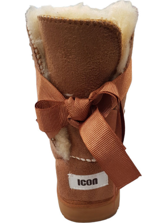 Kinderstiefel Mädchen Pelz Icon 265-60 Tabac Braun