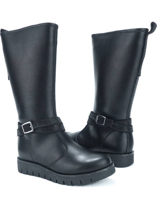 Asso Ag-9352/7955093 Ghete & Cizme pentru Copii Negru