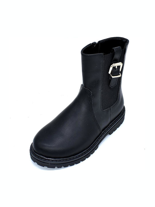 Bibelot Ghete Piele Anatomici pentru Copii X22-51 Negru