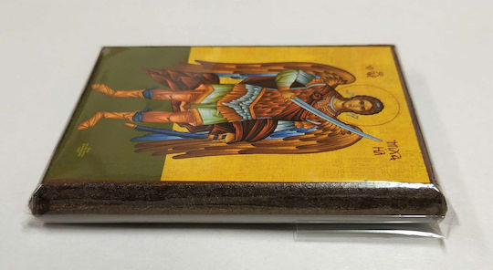 Set of 50 Pieces Archangel Michael Whole Image Frame Category Paper Krn No 00 Dimensions 6.5cm X 9.5cm Wooden MDF S&k Byzantine Icons