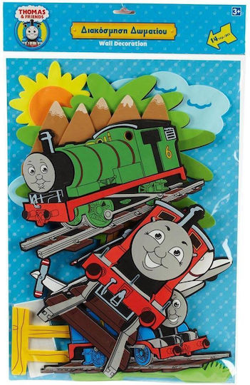 Hollytoon Детска стикерна за стена Стена Thomas And Friends 14бр