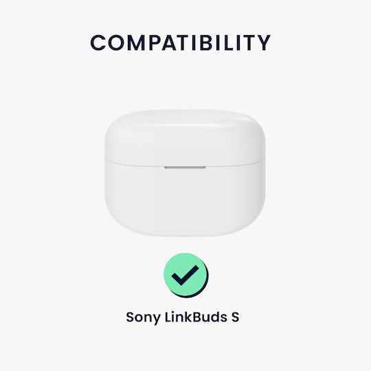 KWmobile Калъф с кука в Черен цвят за Sony LinkBuds