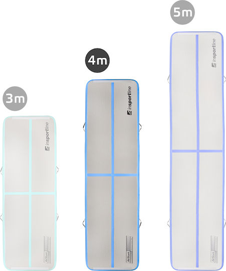 inSPORTline Covor de exerciții fizice pentru Gimnastică Artistică Alb (400x100x10cm)