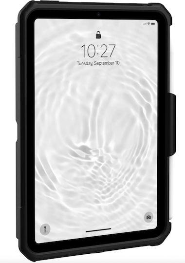 UAG Scout Flip Cover Ανθεκτική Μαύρη (Apple iPad mini 6, iPad mini 7)