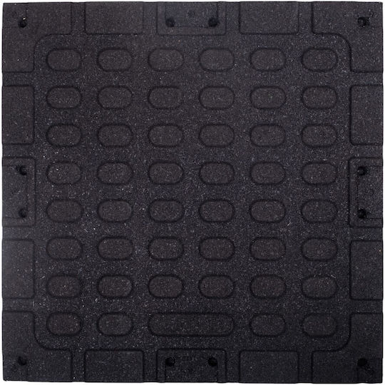 inSPORTline Rubber Gym Exercise Equipment Floor Mat Green 50x50x2cm