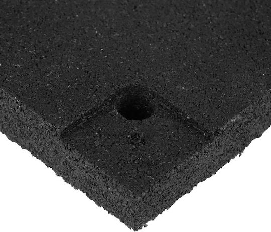 inSPORTline Δάπεδο Οργάνων Γυμναστηρίου Μαύρο 100x100x2cm 1τμχ