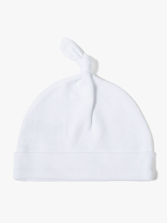 Minoti Kids Beanie Knitted White 2pcs