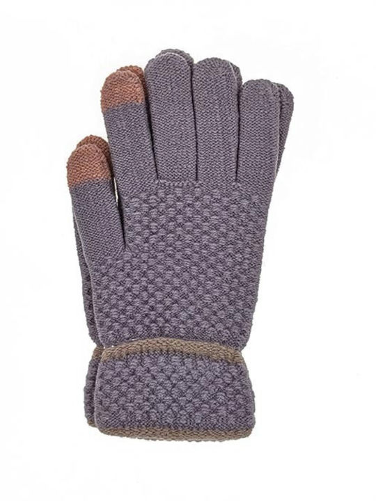 Teen Girls' Knitted Gloves 50346 Green