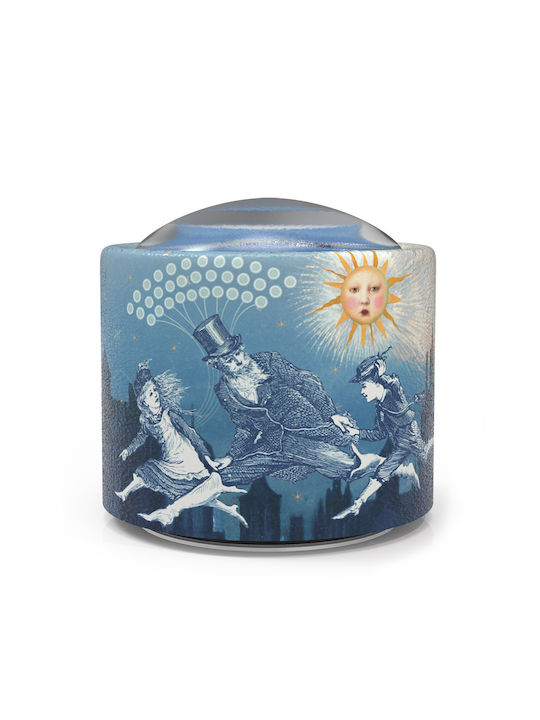 Spieluhr Belle Lurette Drehmechanismus Glas Einschlafmusik von Mozart 6.8 X 6.8 X 8.7 Cm Bc00075