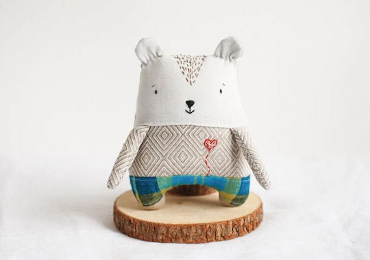 Jumata Handmade Tesătură Ursuleț Decorativ pentru Camera Copilului