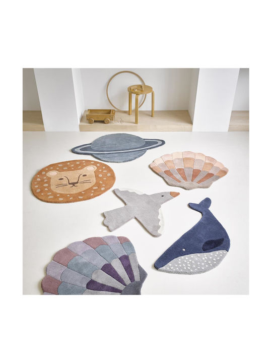 Covor pentru copii Decor Kids 141201090080 Bird Brink Campman 90 x 80 Cm
