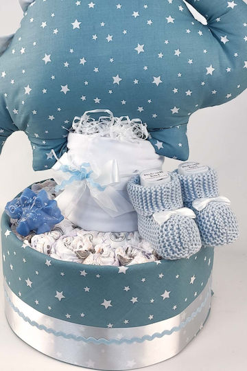 Dama Koupa Handmade Diaper Cake pentru Băiat