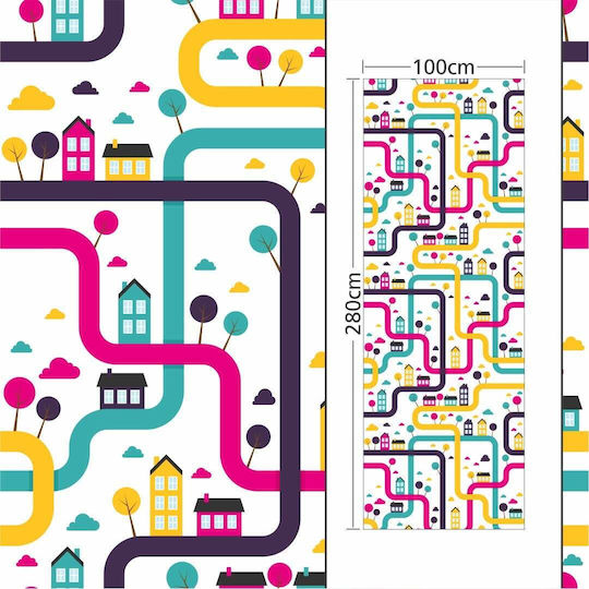 Embossed Wallpaper Beautiful City