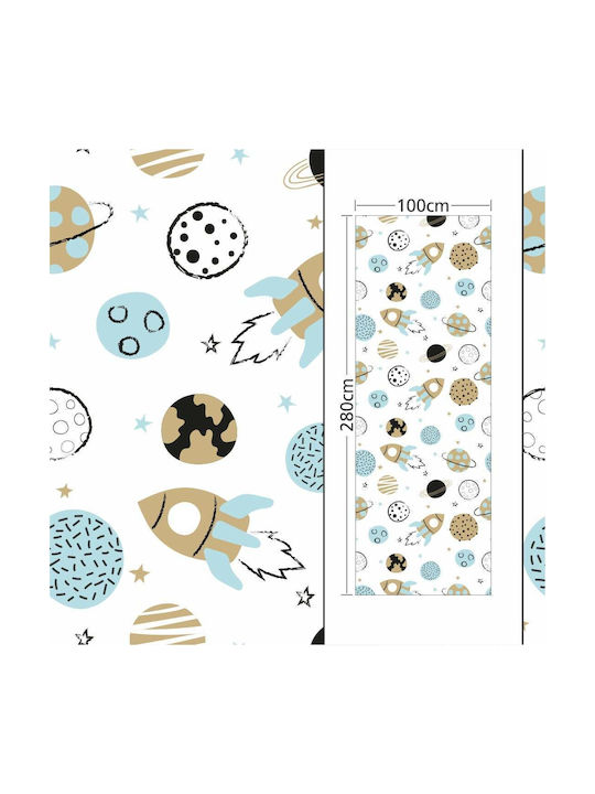 Embossed Wallpaper Space World