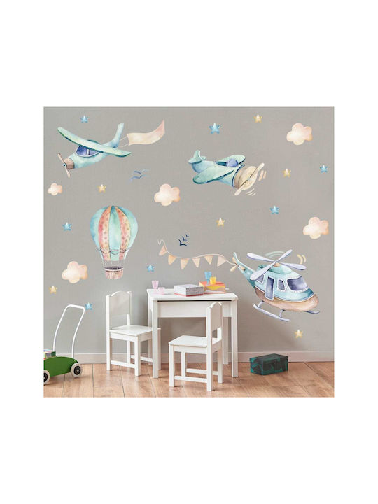 Caravelshop Kinder Wandsticker Wand 100x97cm